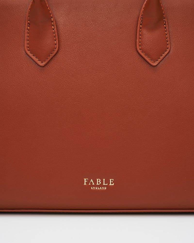 Fable England UK - Pumpkin Tan Tote Bag