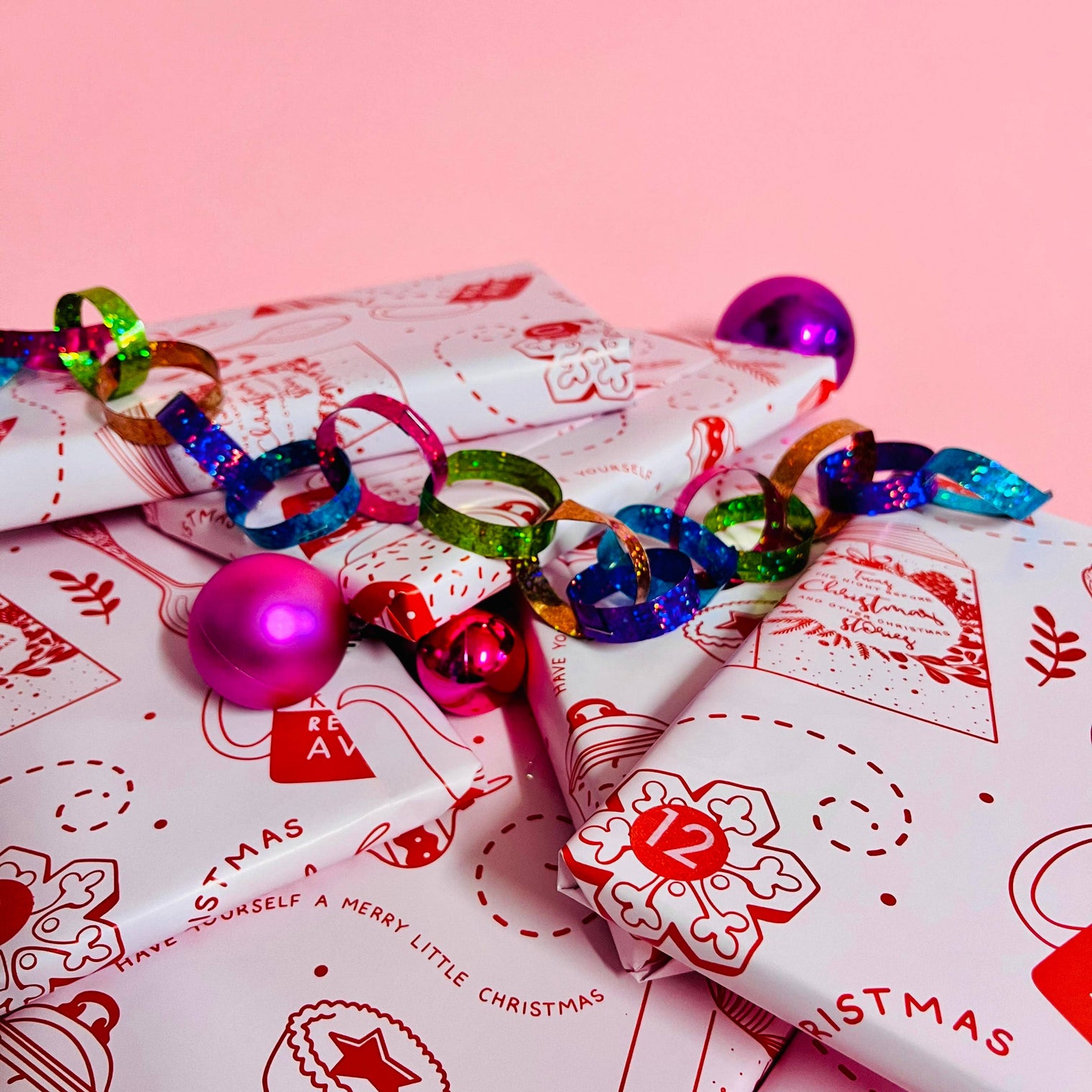 Bookish Christmas Wrap