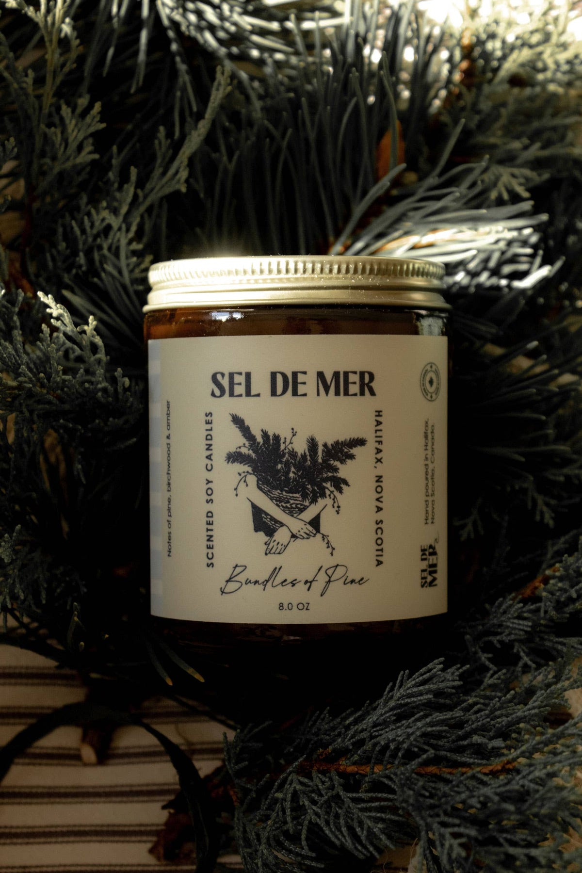 Sel de Mer Candle Company - Candle - Bundles of Pine
