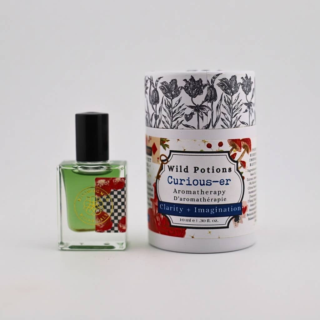 Blooming Wild Botanicals - Curious-er Aromatherapy Perfume Oil | Clarity + Imagination