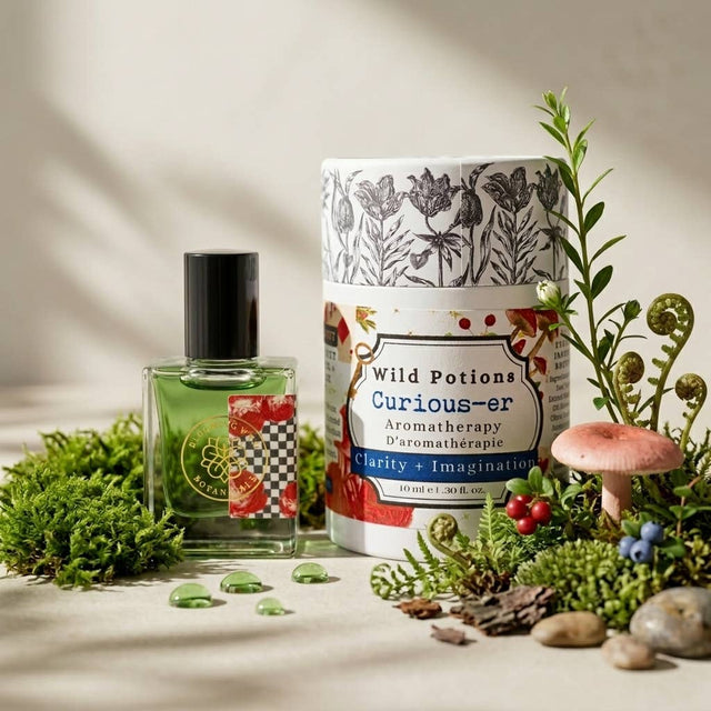 Blooming Wild Botanicals - Curious-er Aromatherapy Perfume Oil | Clarity + Imagination