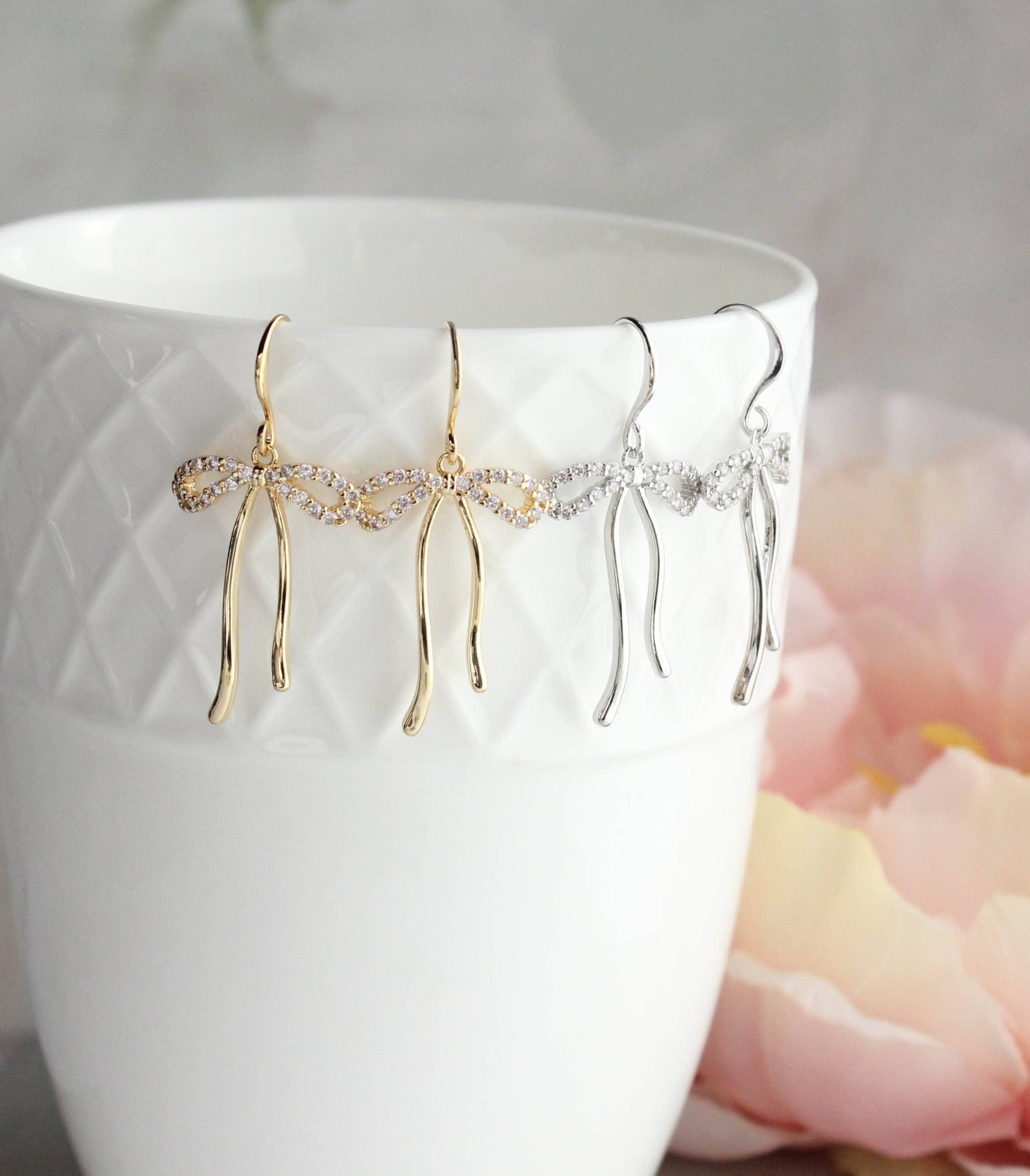 A Pocket of Posies - Bow Earrings