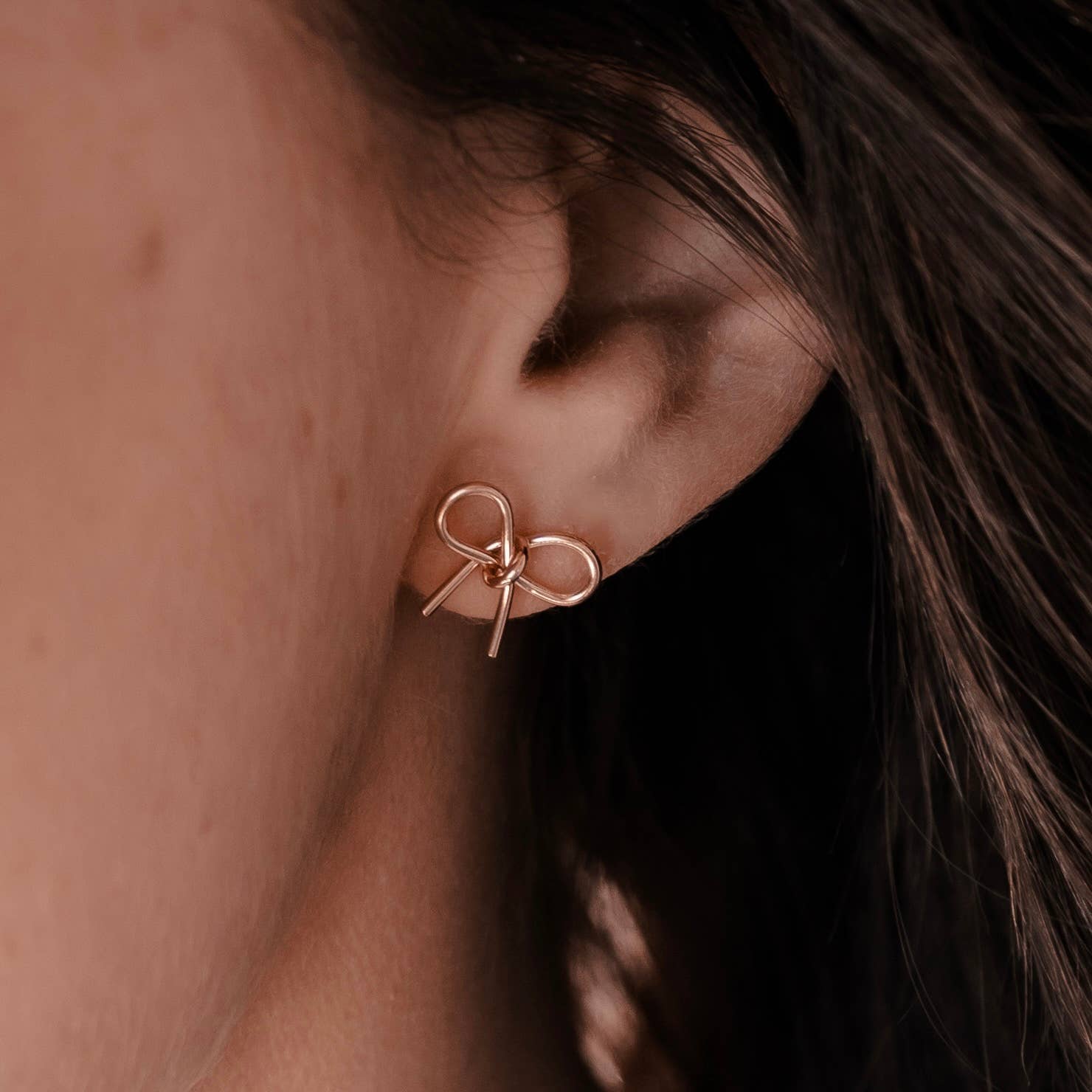 Open Fire Jewellery - Bow Studs