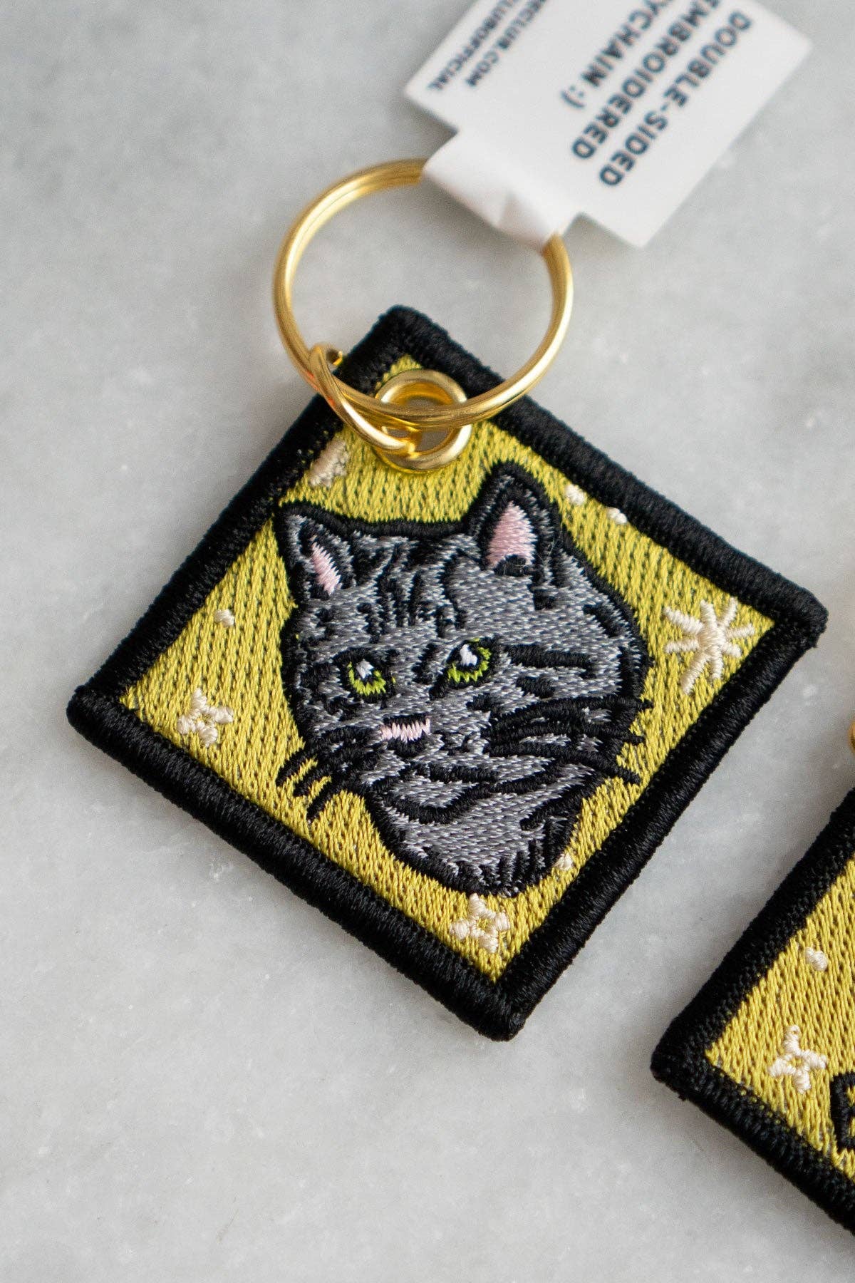 Stay Home Club - Shut Up Everyone (Cat) - Embroidered Keychain