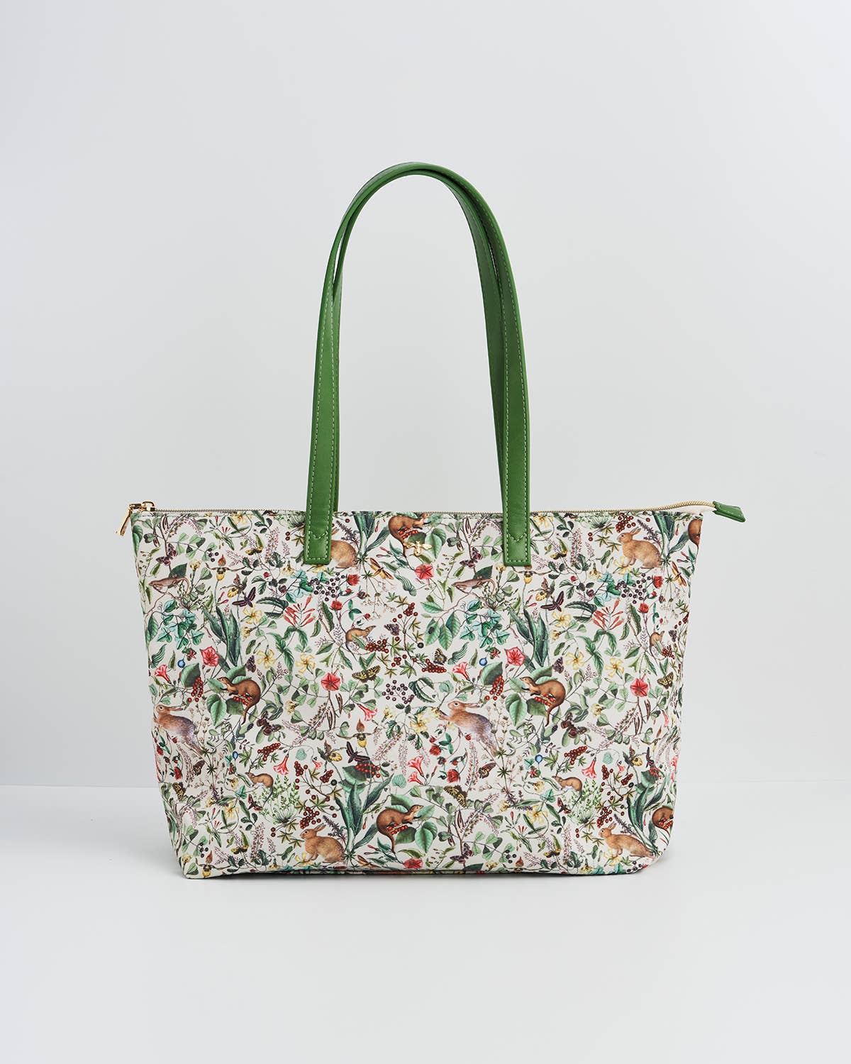 Fable England - Garden Floral Cream Grab Tote