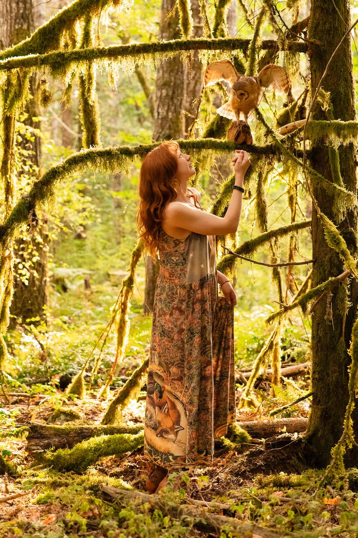 Market of Stars - Woodland Wisdom Bohéme Maxi Slip Dress