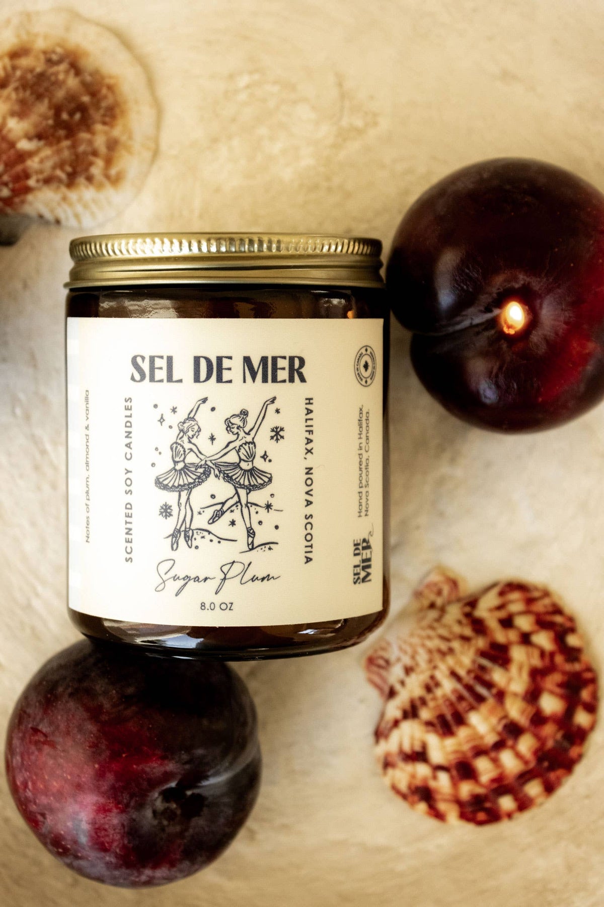 Sel de Mer Candle Company - Sugar Plum | 8oz Soy Candle