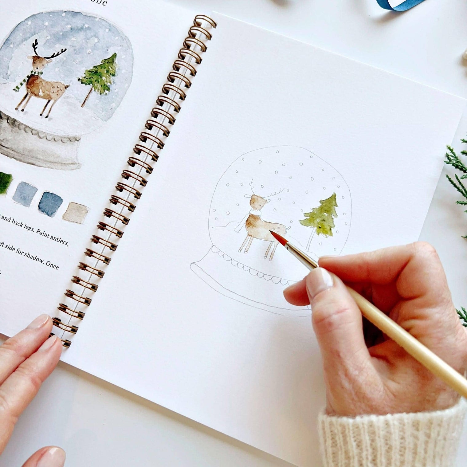 Emily Lex - Winter Watercolor Workbook