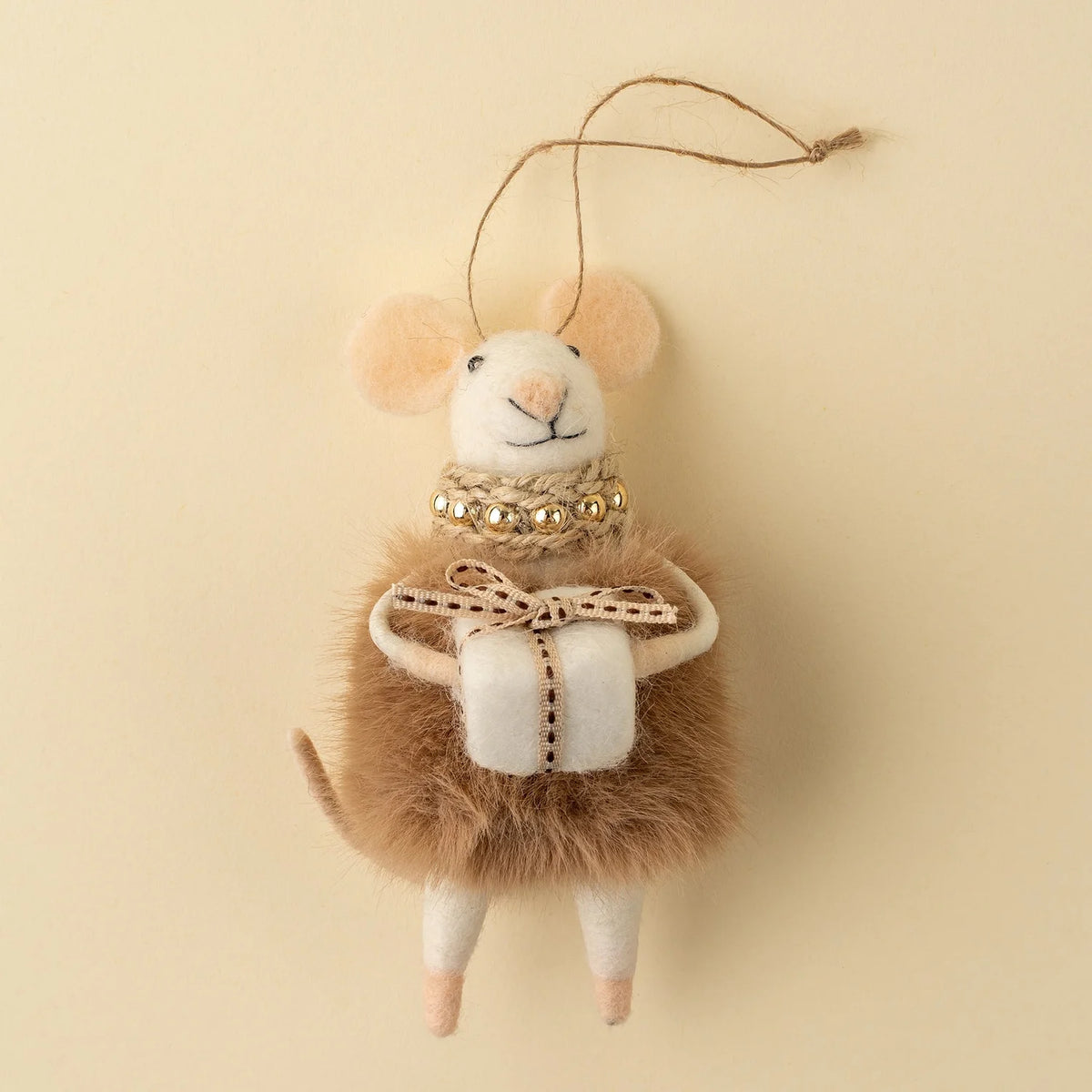 Holiday Felted Mouse Ornaments