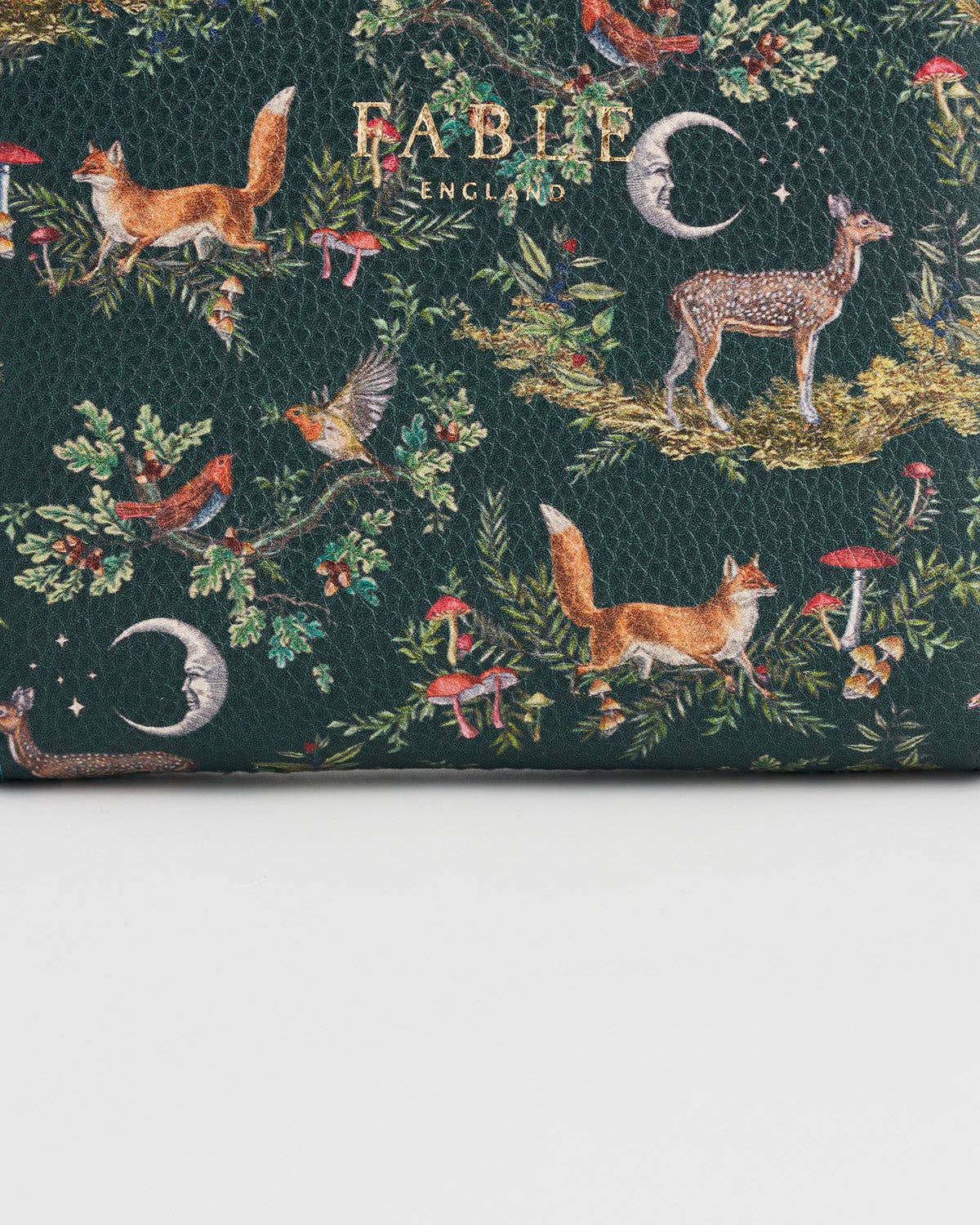Fable England UK - Into the Woods Green Small Purse