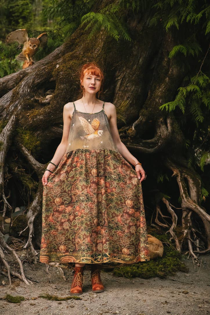Market of Stars - Woodland Wisdom Bohéme Maxi Slip Dress