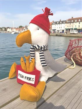 Genius Premium Craft - DIY Seagull Doorstop with Fish Fries