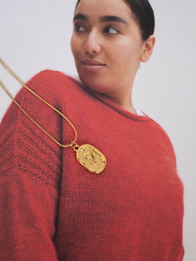 Hunter & Hare - Tulip Pendant Necklace