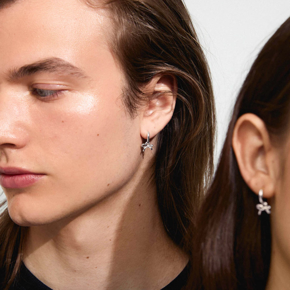Lysandra Bow Hoop Earrings