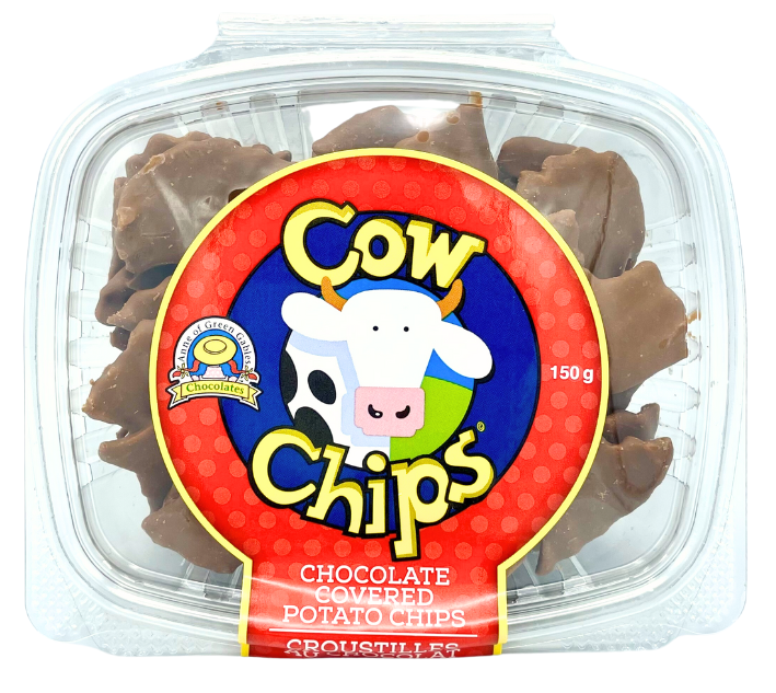 Anne of Green Gables Chocolates - COW Chips- Chocolate Covered Potato Chips (MEDIUM 150g)