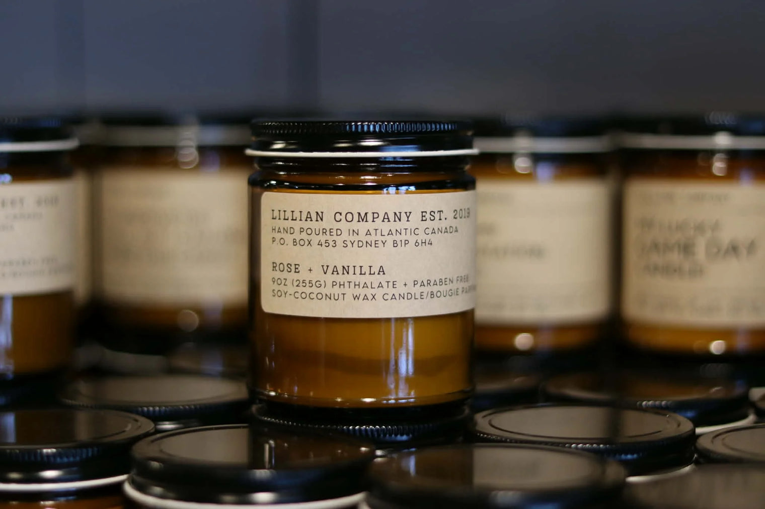 Lillian Company Candles - Various Labels and Scents