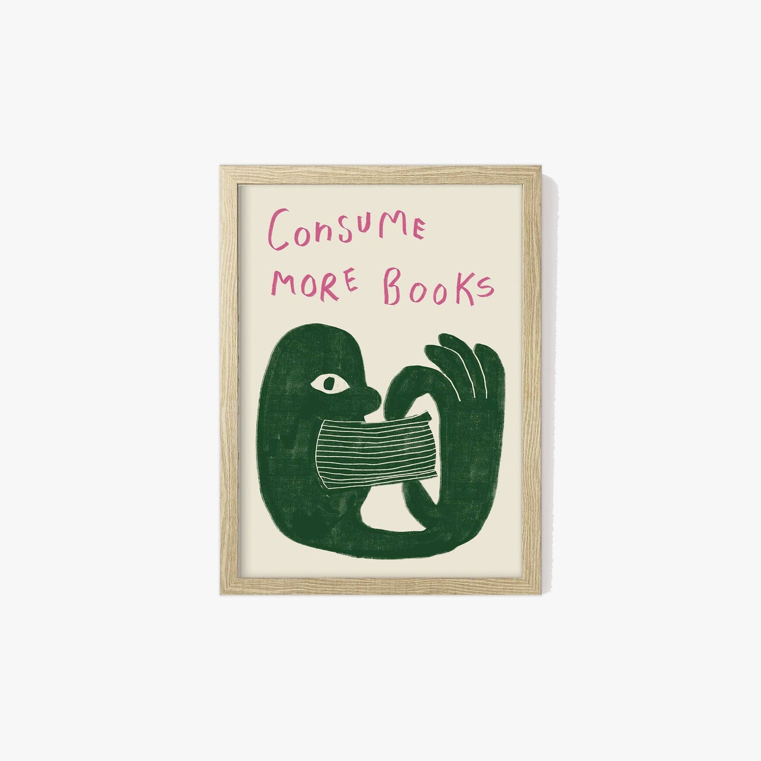 Consume More Books Print