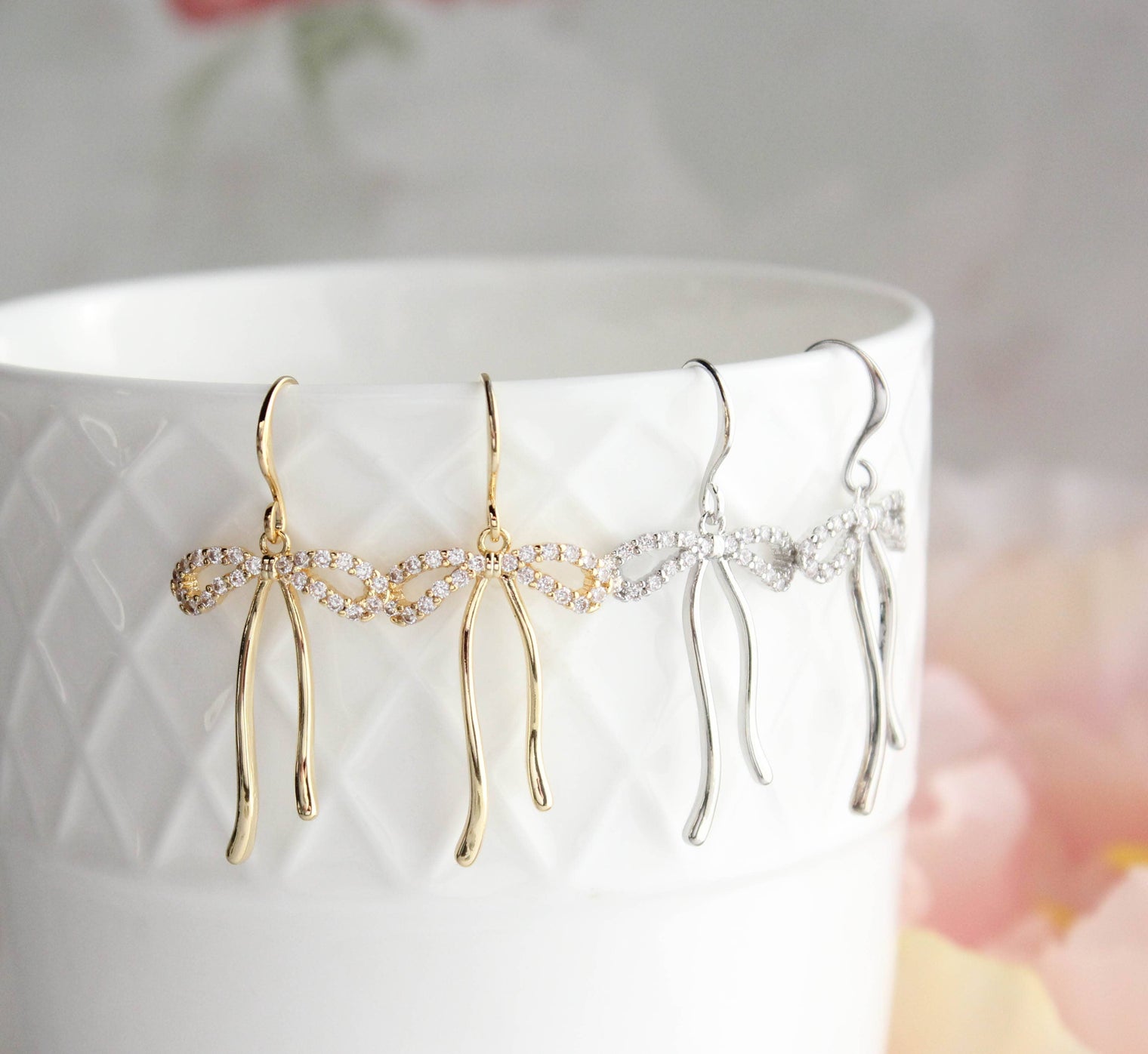 A Pocket of Posies - Bow Earrings