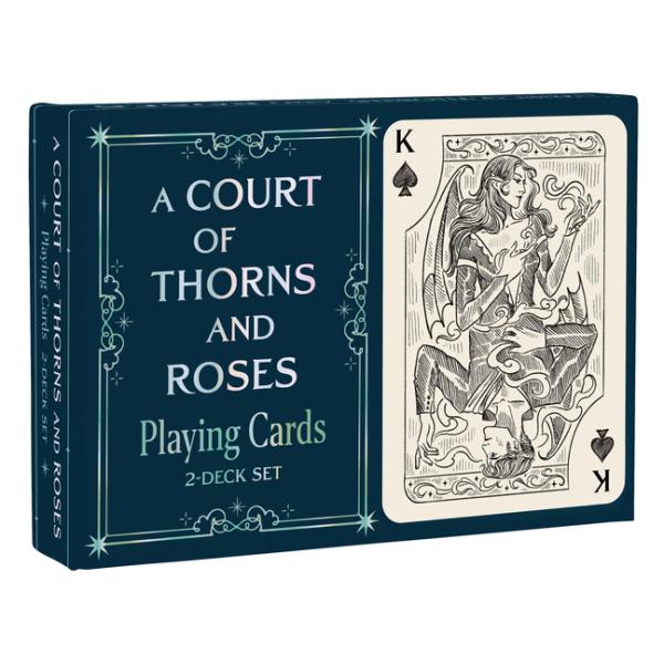 A Court of Thorns and Roses Official Playing Card Set (Night Court Inner Circle) 2-Deck Set