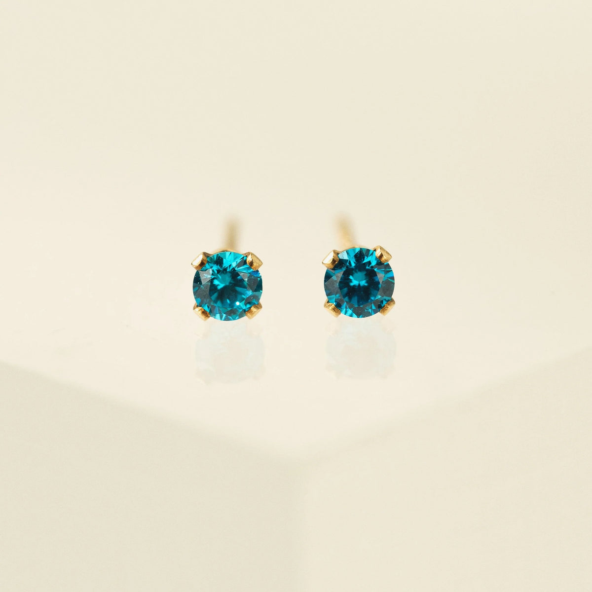 Kaleidoscope Birthstone Studs (Gold) - Lover's Tempo