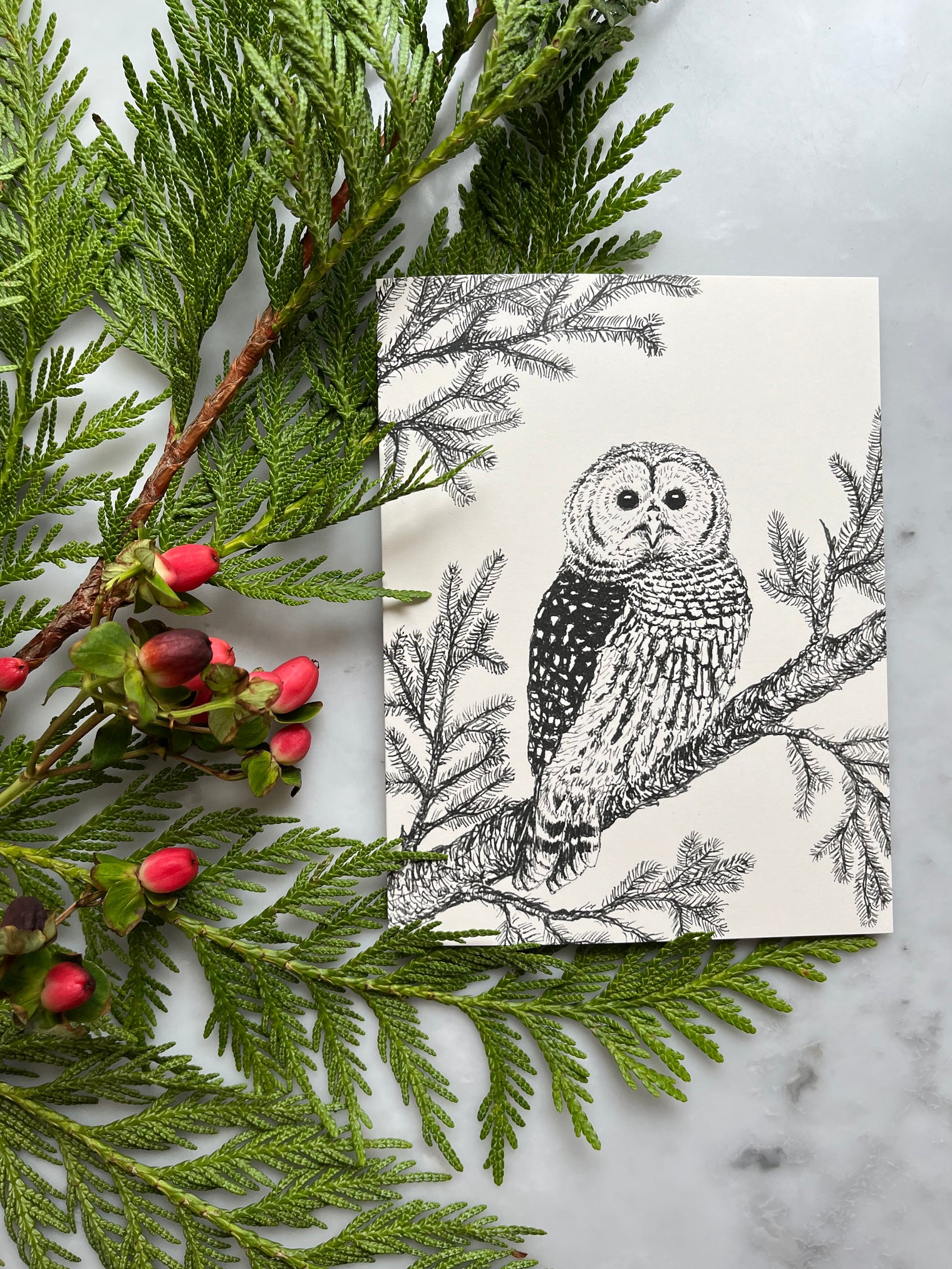 Hand Drawn Christmas Cards