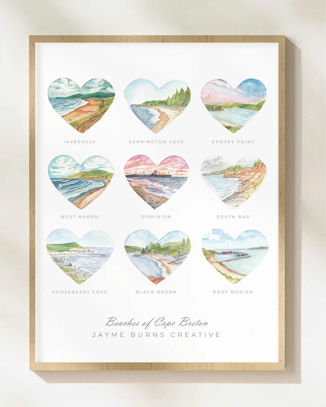 Jayme Burns - Cape Breton Beaches Print