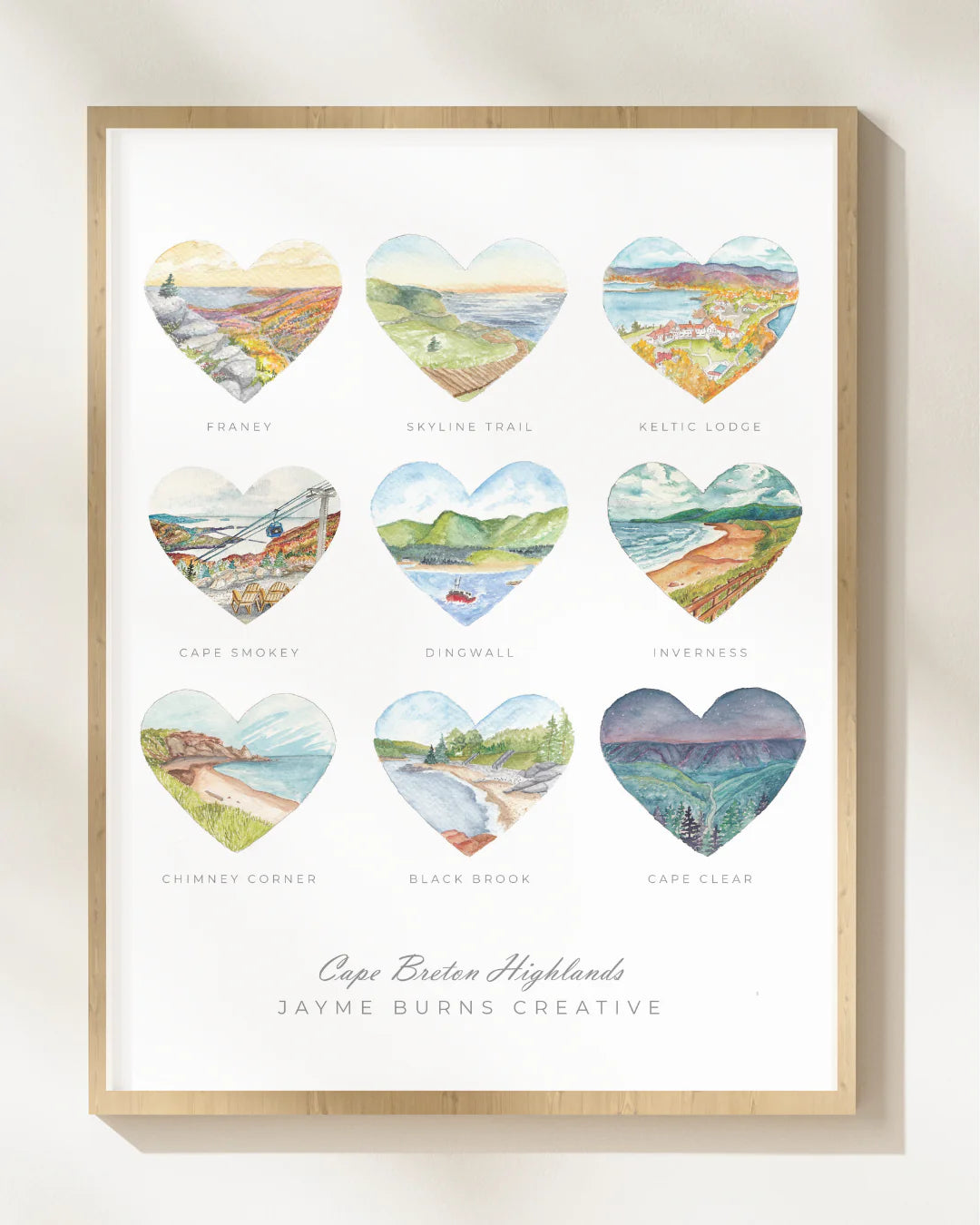 Jayme Burns - Cape Breton Highlands Print
