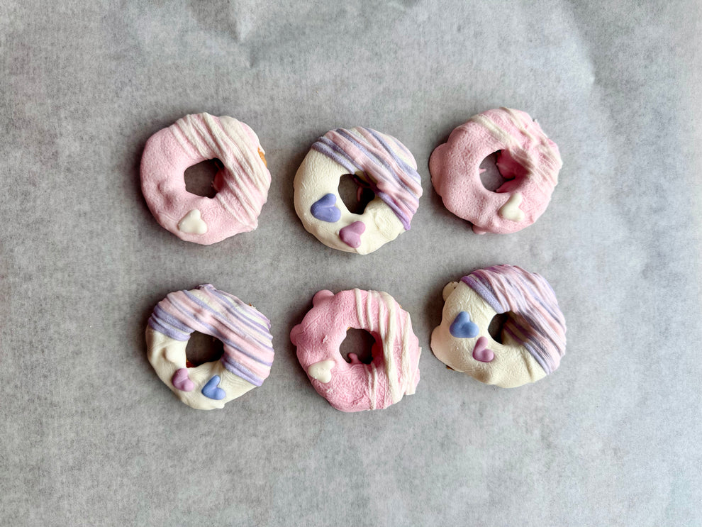 Charlie's Bakeshop - Heart Peanut Butter Doughnuts - Pack of 3