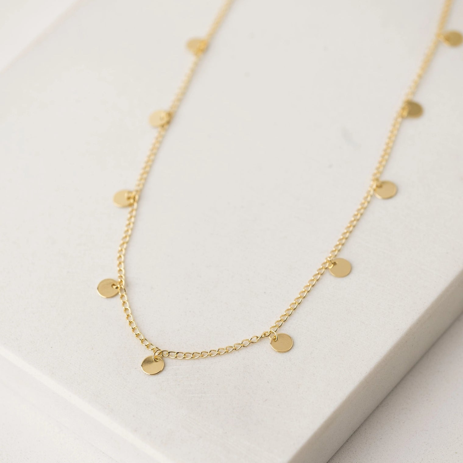 Fool's Gold Necklace - Gold