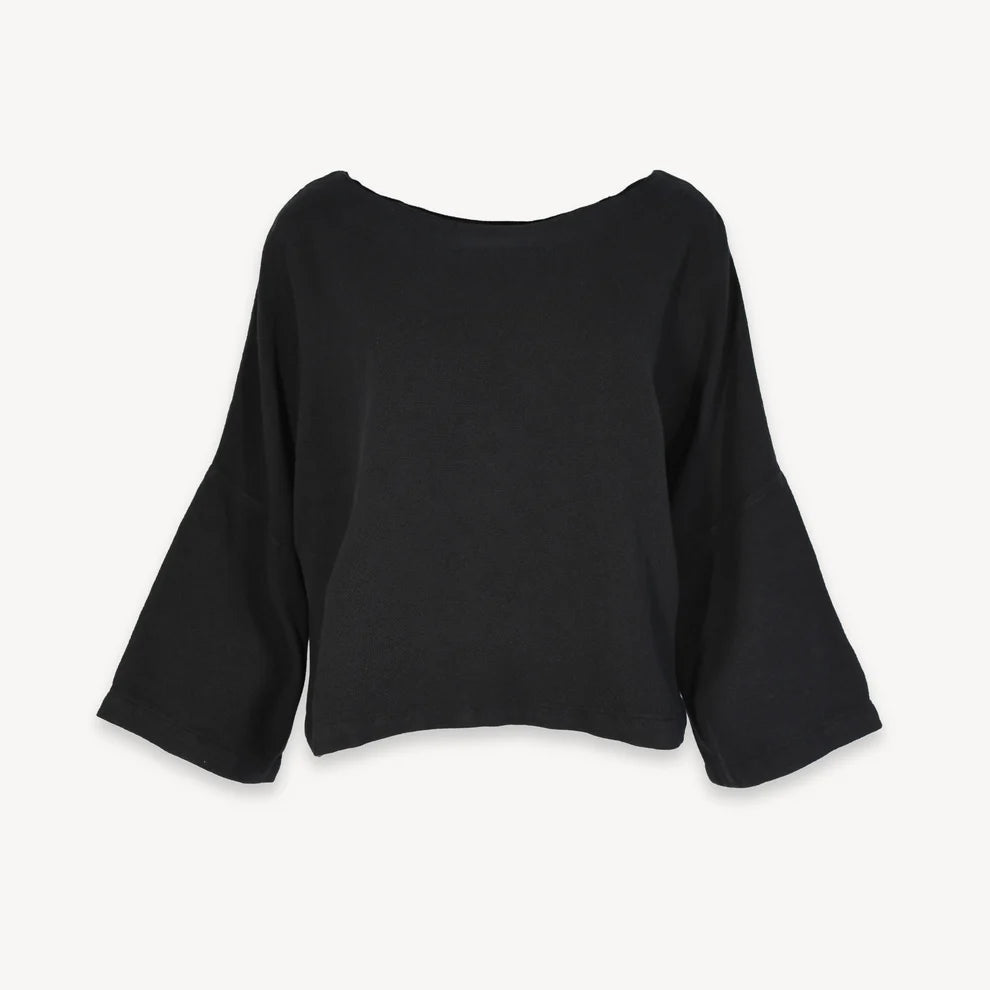 Pokoloko - Loft Cotton Crop Bell Sleeve Top