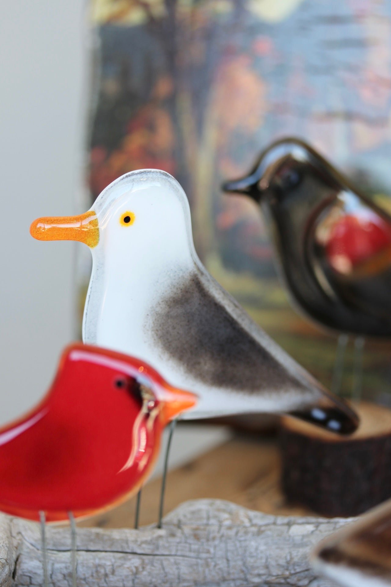 The Glass Bakery - Hanging and Perched Glass Birds
