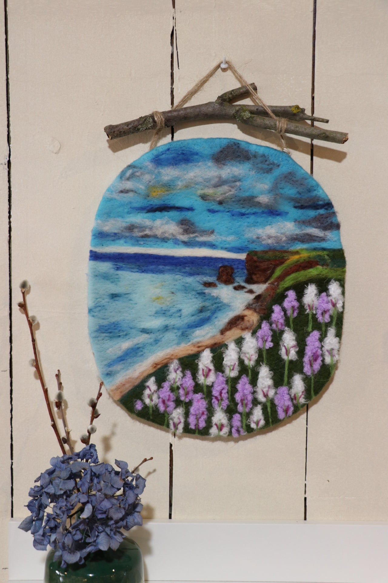 Magic of Wool - Lupins on Beach