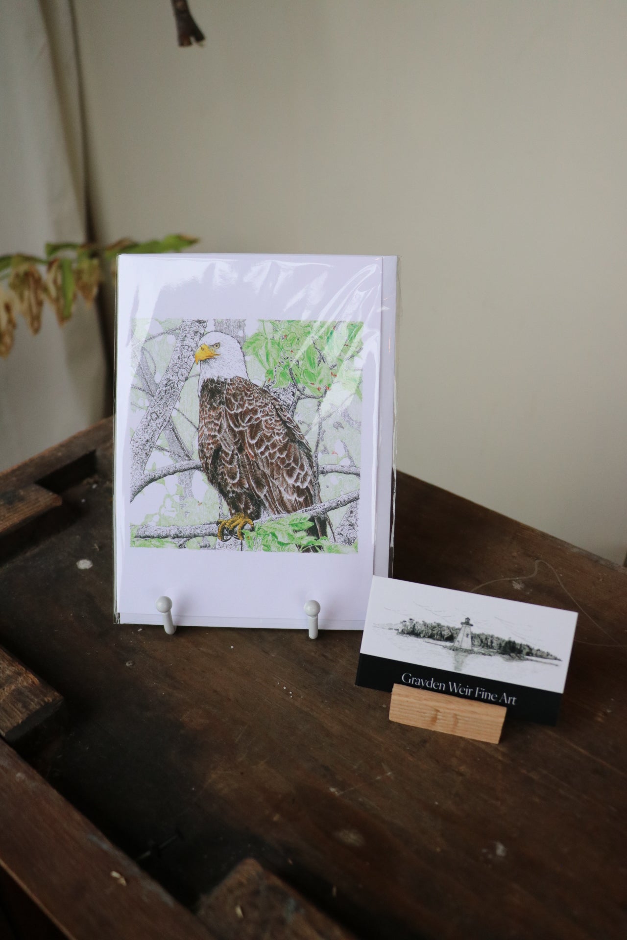 Eagle in Nyanza Card - Grayden Weir Art