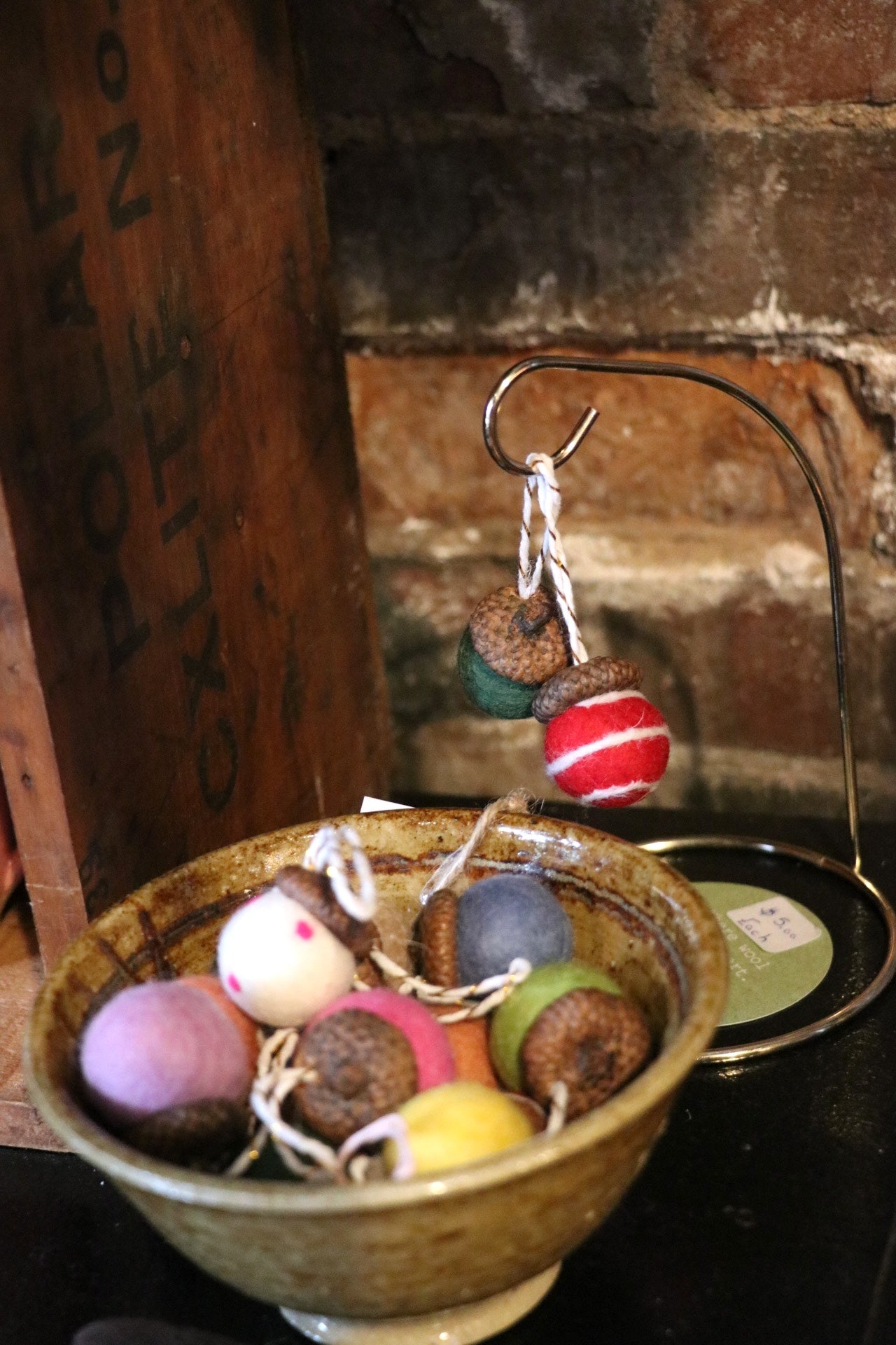 Felted Acorns - Various Colours