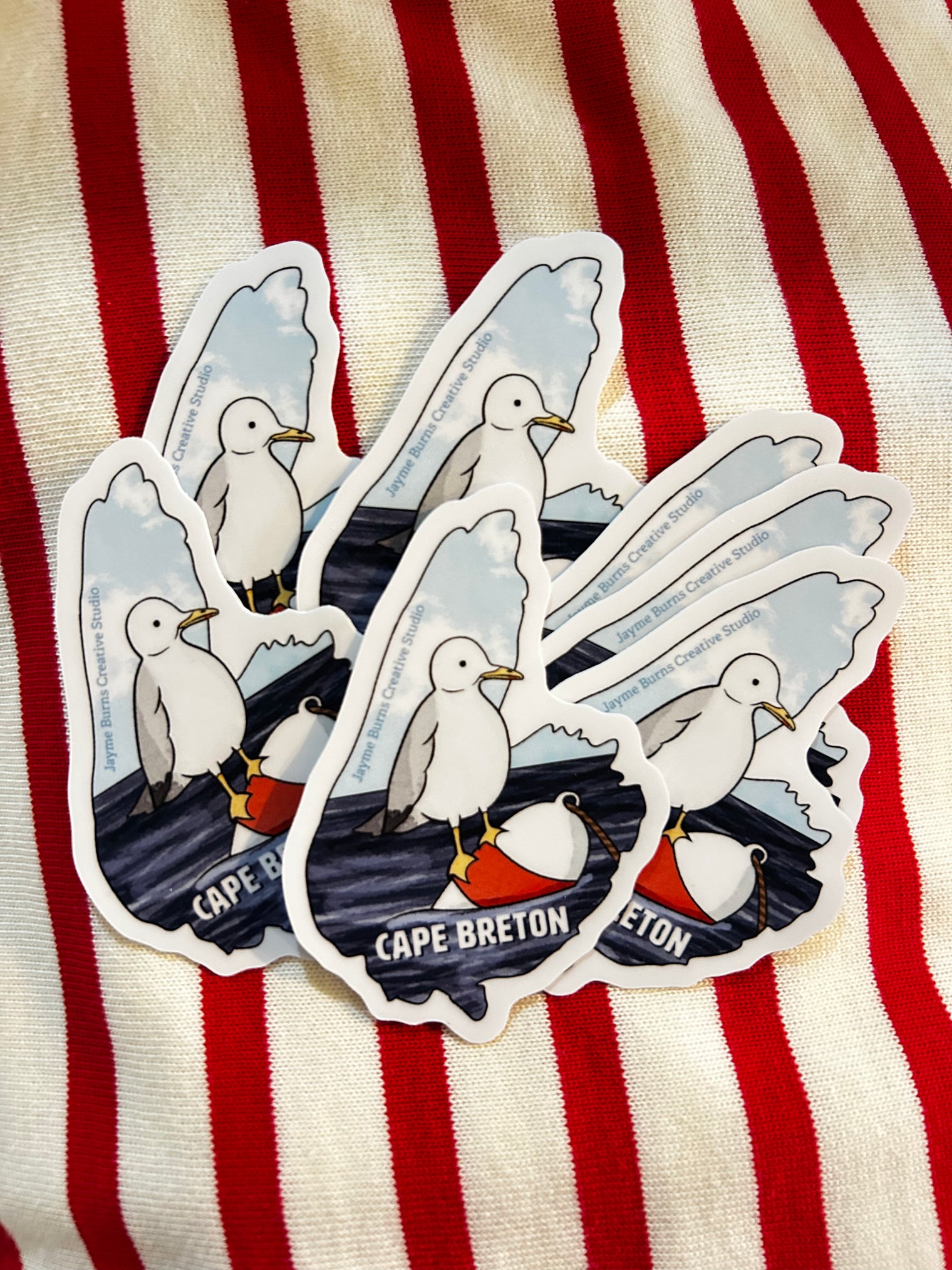 Jayme Burns - Cape Breton Sticker