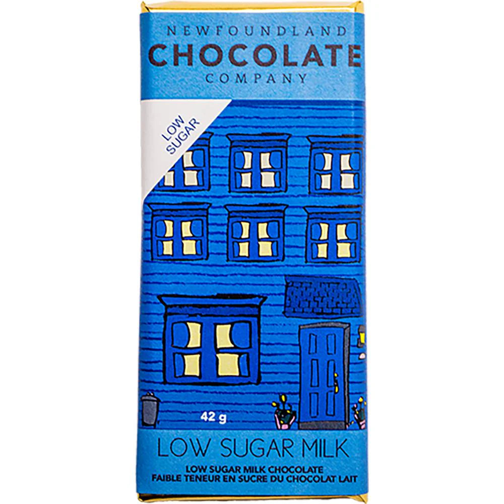 Newfoundland Chocolate Company - Row House Bar - Low Sugar Milk Chocolate