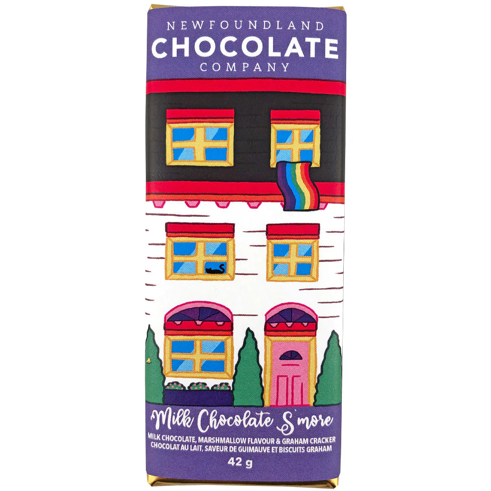 Newfoundland Chocolate Company - Row House Bar - Milk Chocolate S'mores