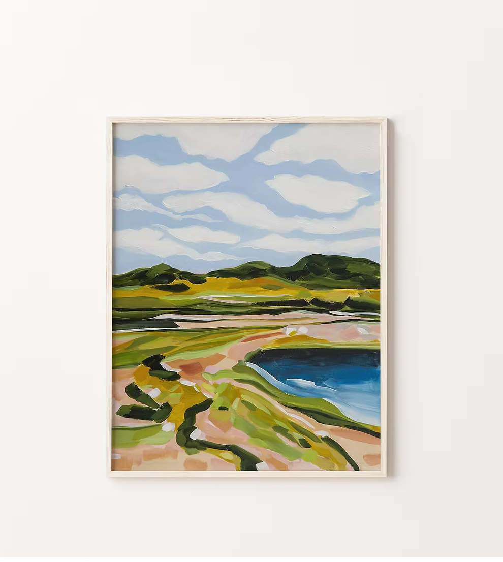 Lyndsay Hubley Art - Nova Scotia Low Tide Print