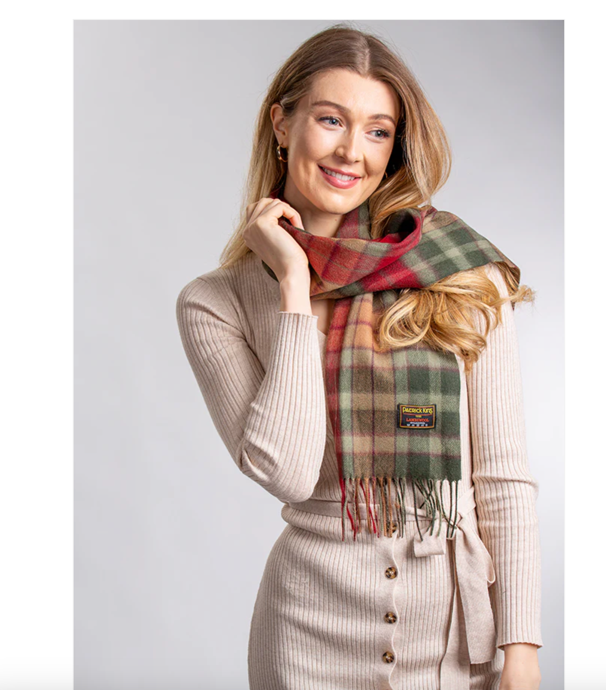 Patrick King Woollen Company - Autumn Buchanan Lambswool Scarf
