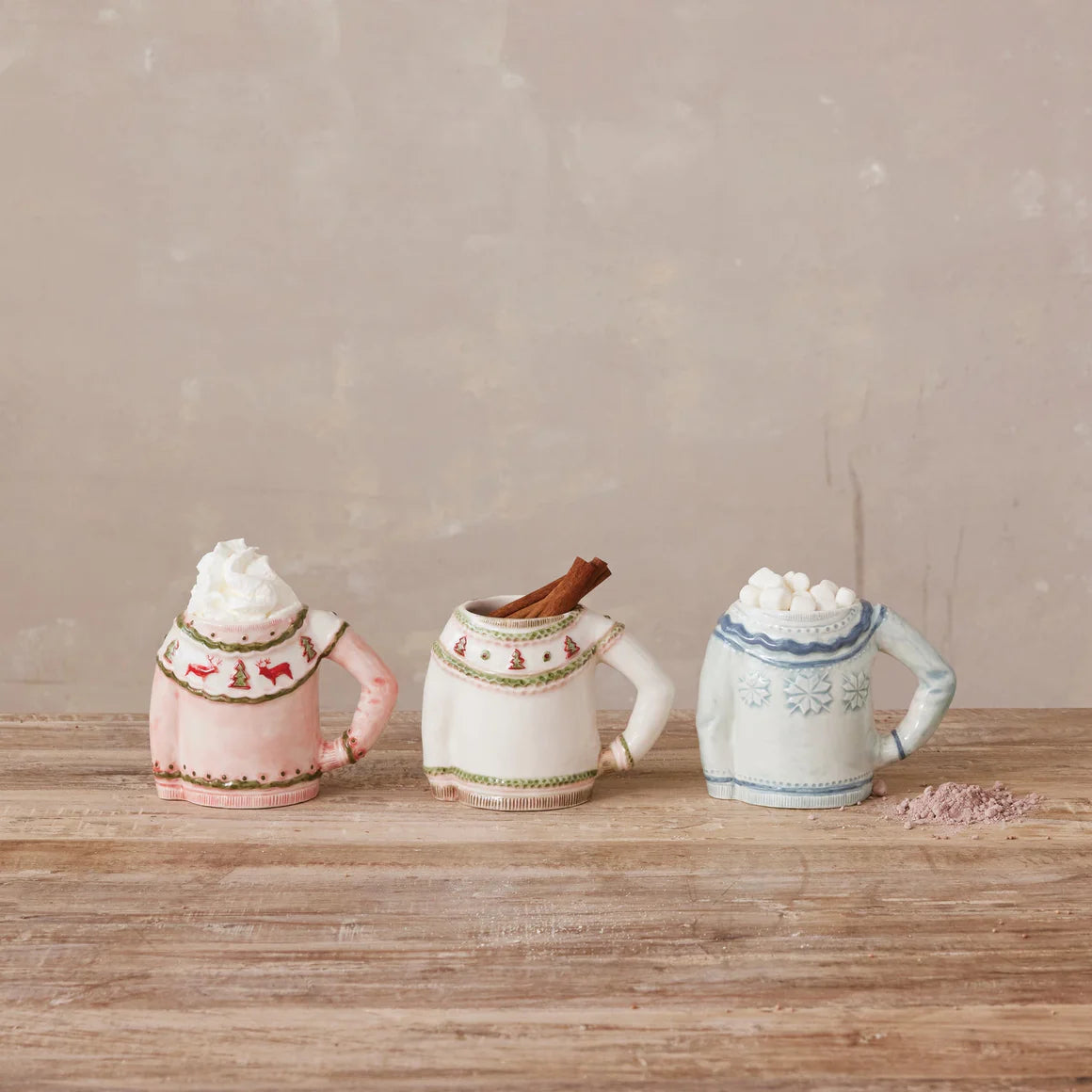 Cozy Sweater Shaped Mug - 3 Styles