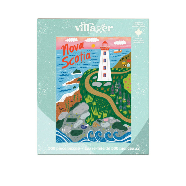 Villager Puzzles - Nova Scotia Shores | 500-Piece Puzzle | Designed in Canada