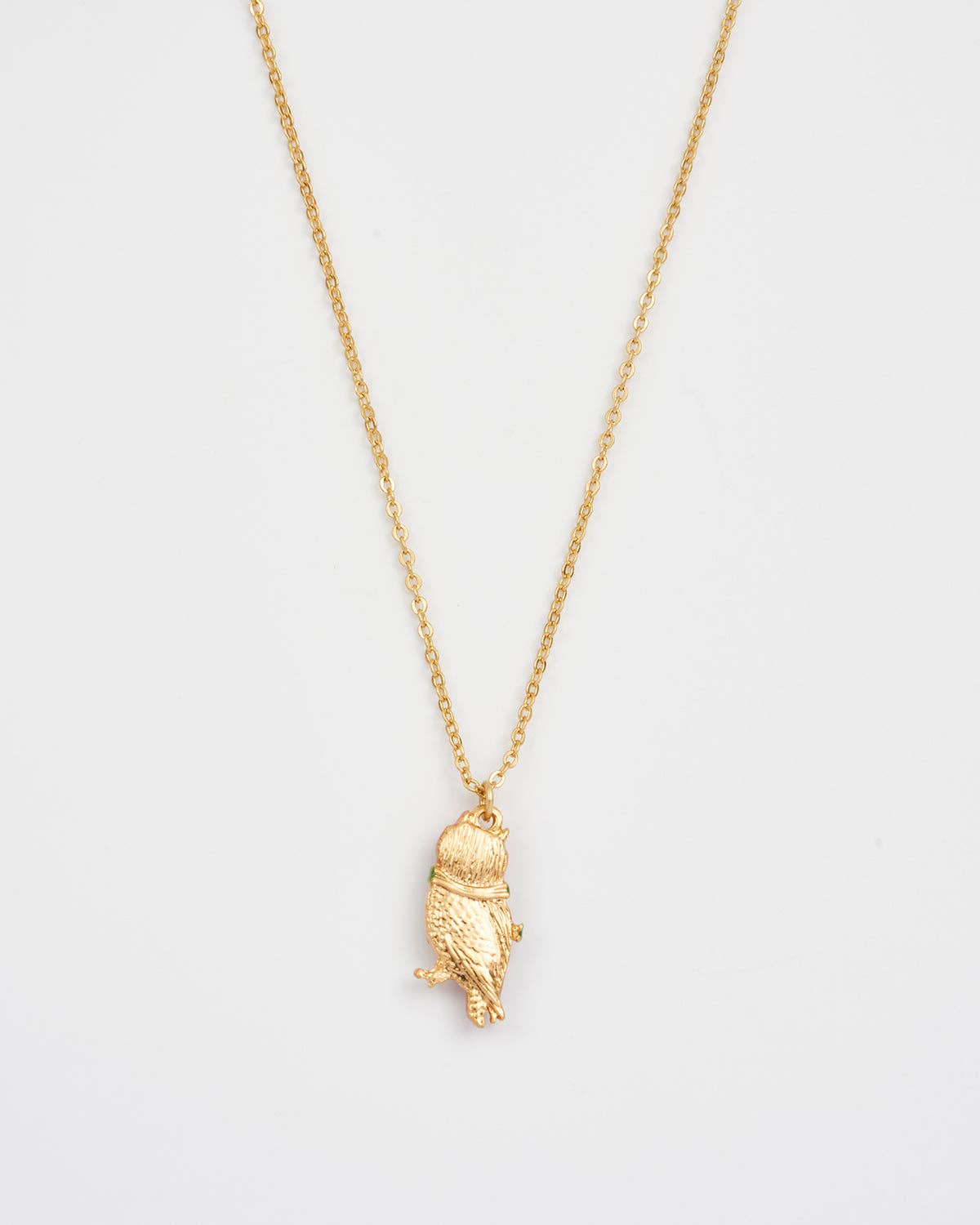 Fable England - Cosy Owl Gold Chain Necklace