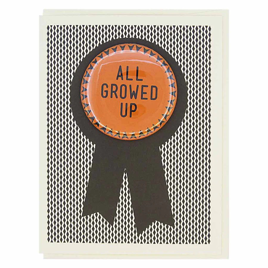 Regional Assembly of Text - All Growed Up Card & Pin