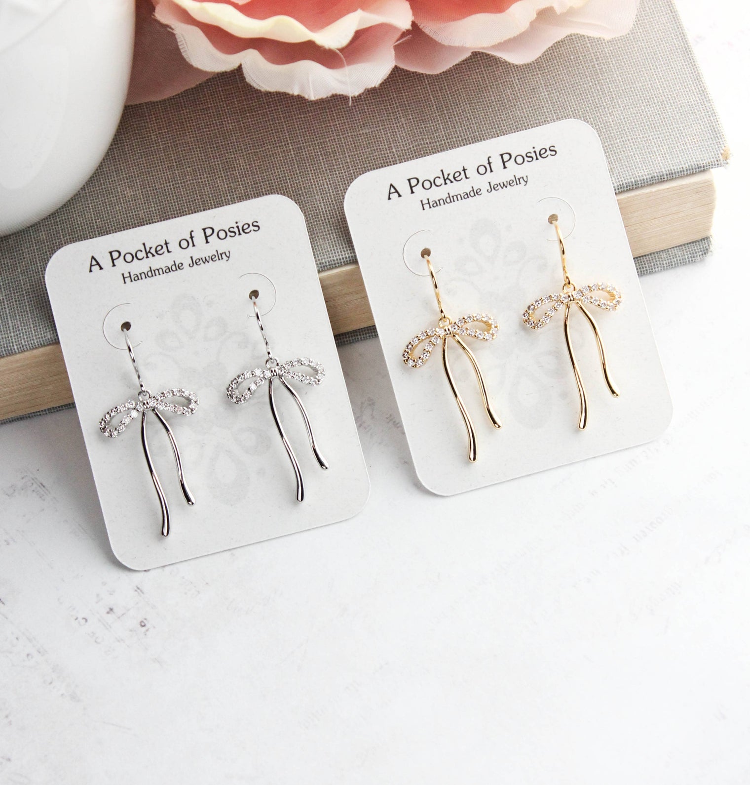 A Pocket of Posies - Bow Earrings