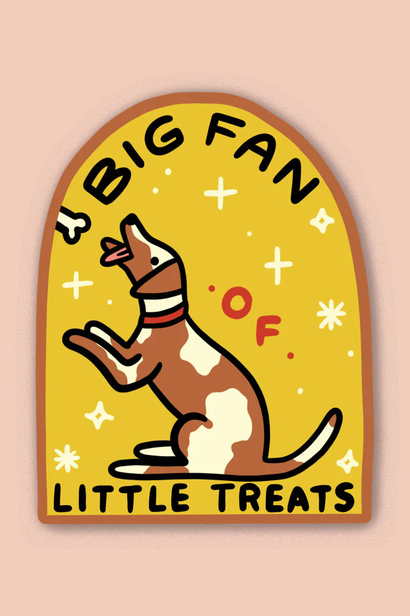 Stay Home Club - Big Fan of Little Treats Vinyl Sticker