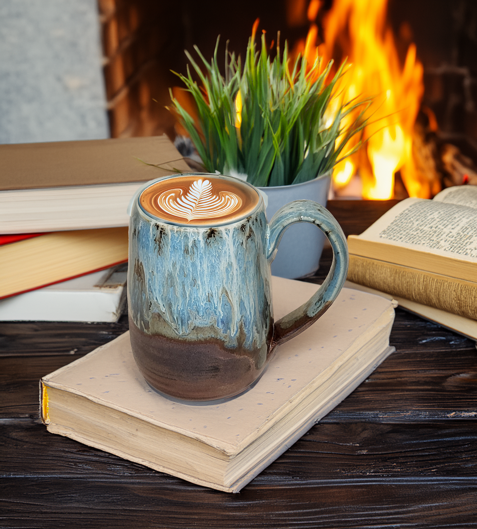 Stoney Ridge Pottery - Copper Waterfall Mug
