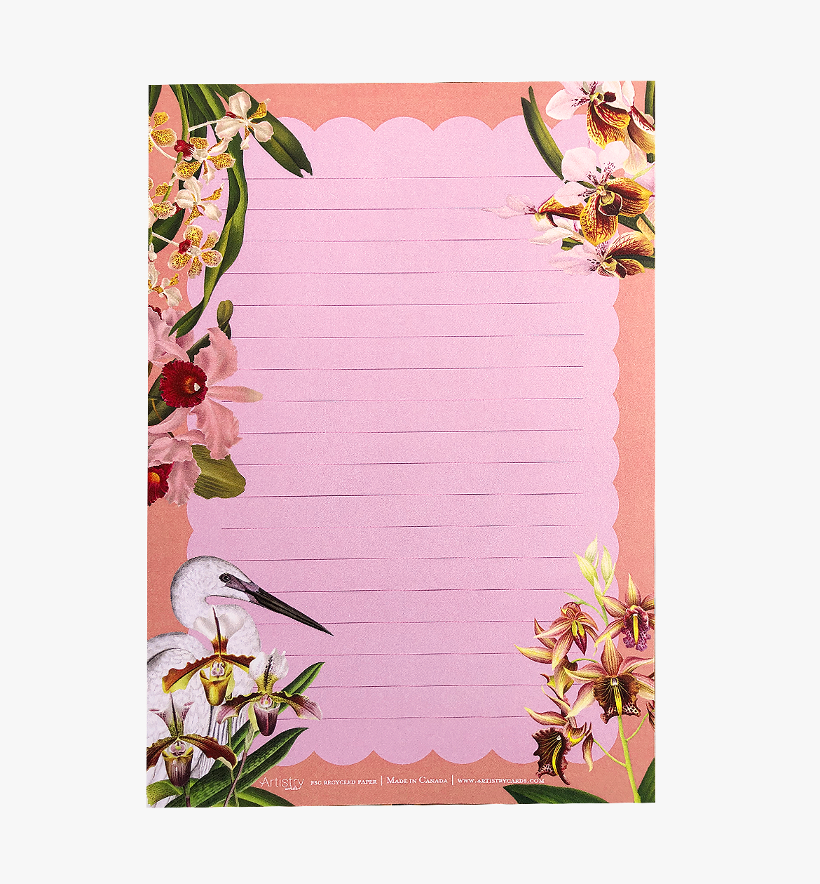 Artistry Cards - Vintage Orchids Letter Writing Set
