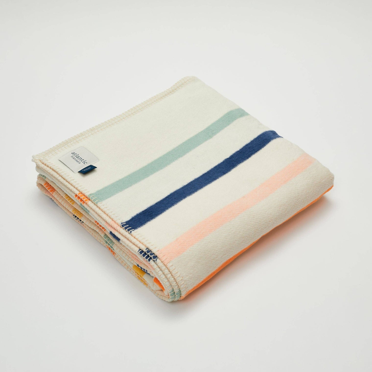 Atlantic Blankets - Seakind Striped Recycled Cotton Blanket