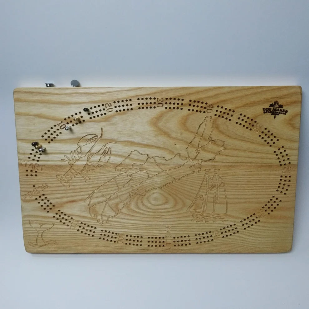 Toymaker of Lunenburg - Nova Soctia Cribbage Board