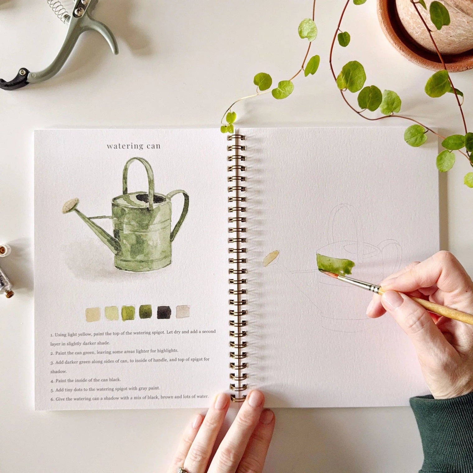 Emily Lex Studios - Garden Watercolor Workbook